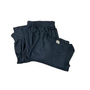 Knocker Mens Navy Thermal Underwear Set
